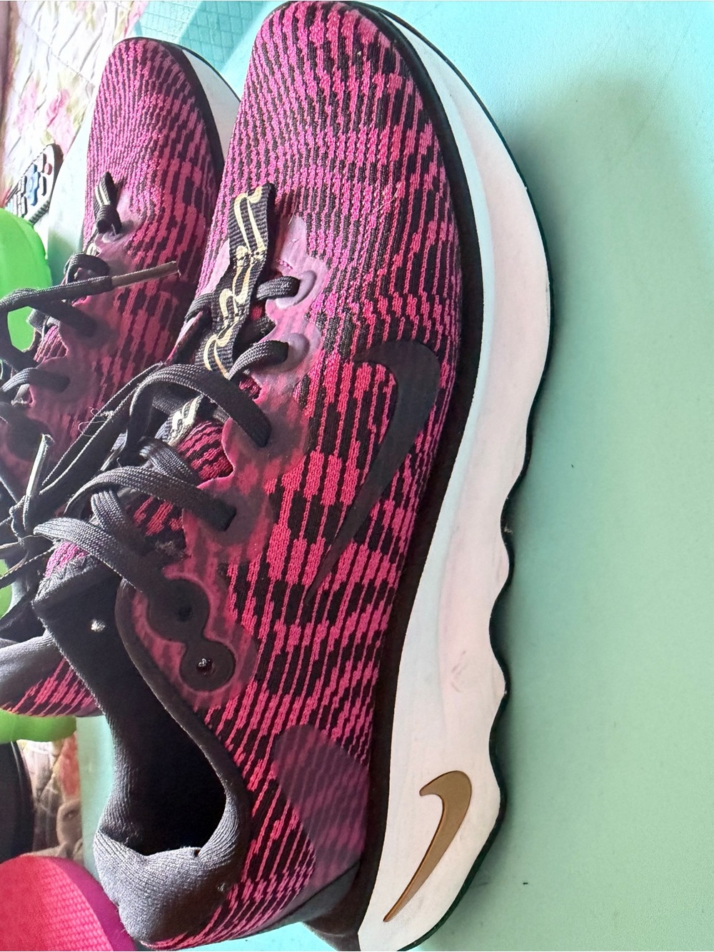 Nike Black and White Shoe Label Detail